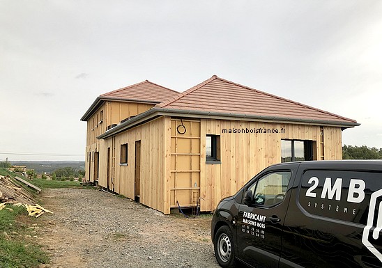 constructeur maison bois chalet Gramat Gourdon Lot