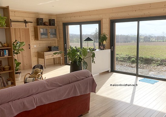 interieur design contemporain maison bois