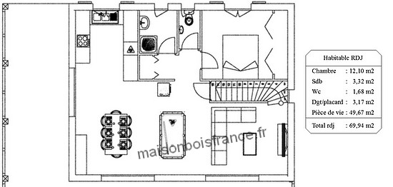 plan chalet bois kit