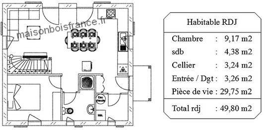 plan de chalet